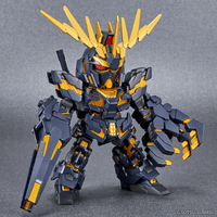 SD Gundam Cross Silhouette: Unicorn Gundam 2 Banshee (Destroy Mode) & Banshee Norn Parts Set by LAB7 Malta, Europe
