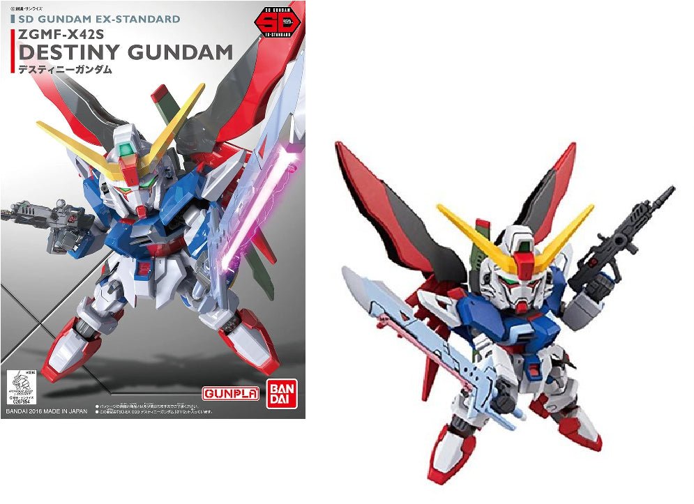 SD Gundam Ex - Standard Destiny Gundam Model Kit by LAB7 Malta, Europe