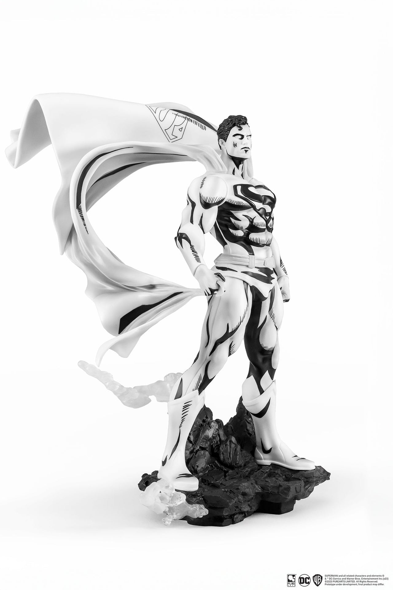 SDCC 2024 DC HEROES : Superman B&W PX PVC 1/8 Statue by LAB7 Malta, Europe