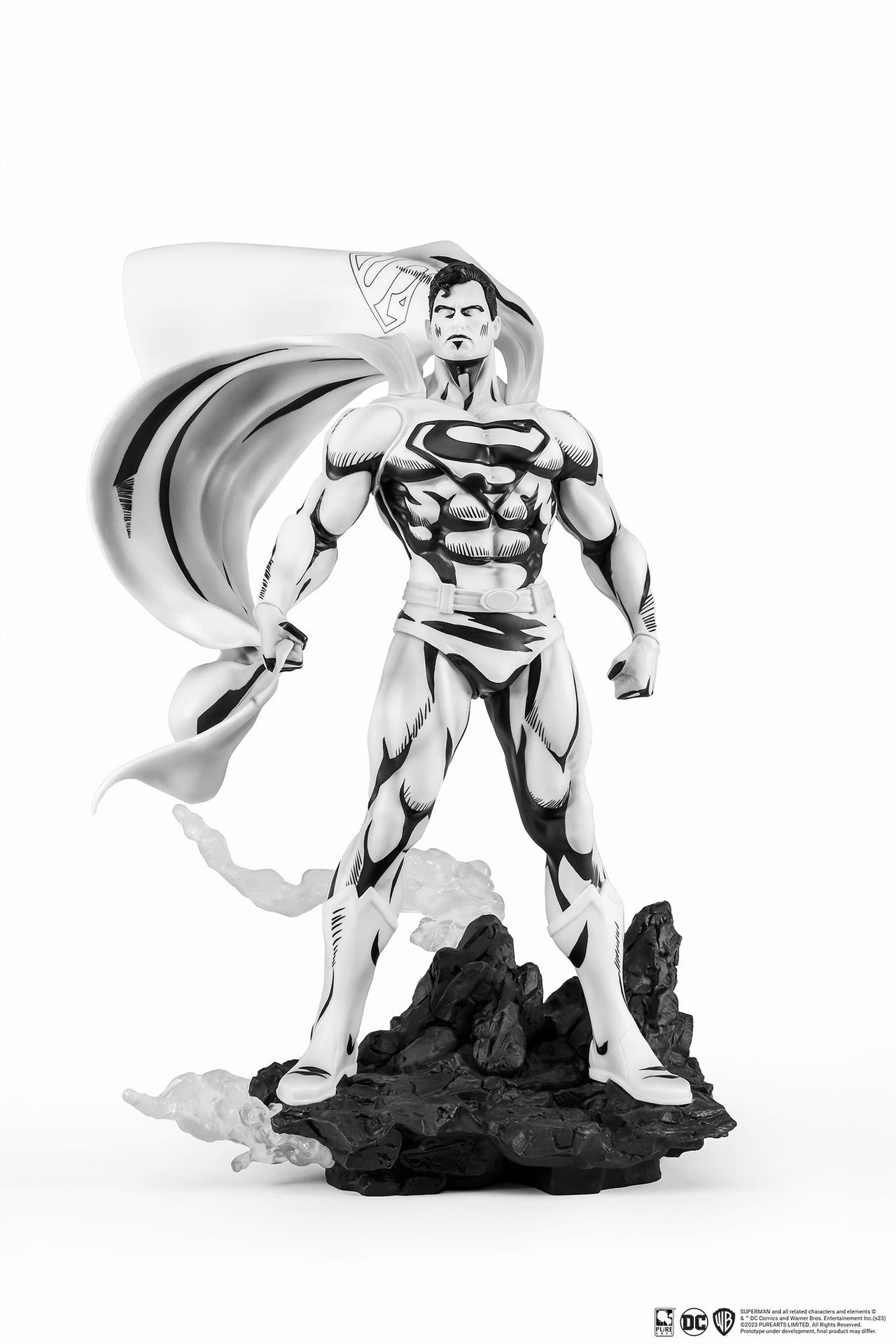 SDCC 2024 DC HEROES : Superman B&W PX PVC 1/8 Statue by LAB7 Malta, Europe