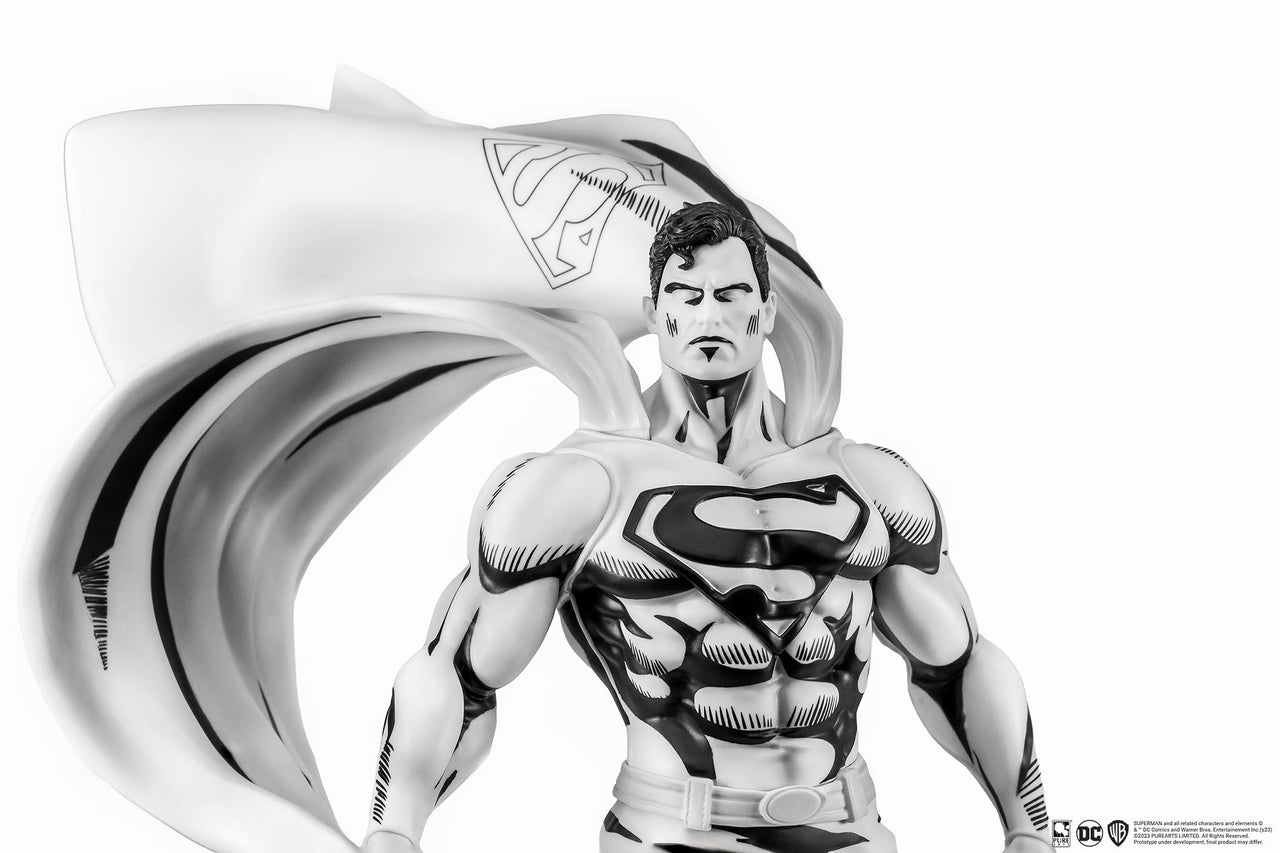 SDCC 2024 DC HEROES : Superman B&W PX PVC 1/8 Statue by LAB7 Malta, Europe