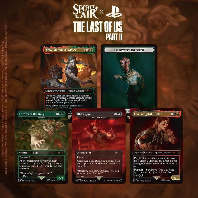 Secret Lair x The Last of Us Part II MTG Card Set 195166308715 by LAB7 Malta, Europe