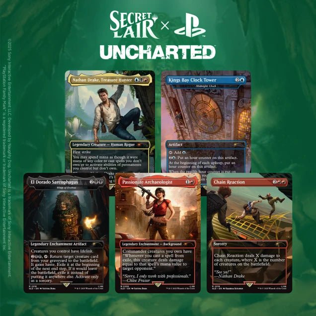 Secret Lair x Uncharted Magic The Gathering Card Set 195166308531 by LAB7 Malta, Europe