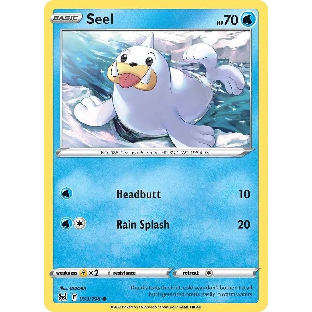Seel (033/196) (SWSH11: Lost Origin) in Malta | LAB7