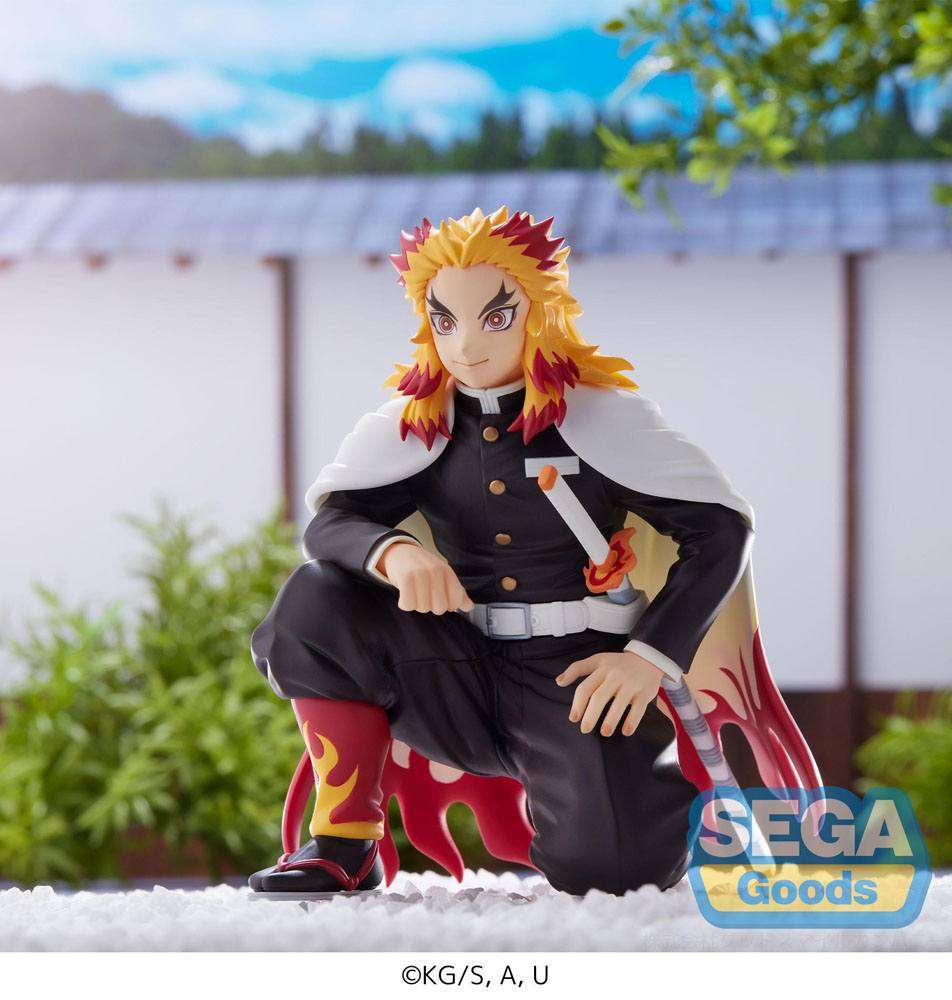 Sega Demon Slayer: Kimetsu no Yaiba PM Perching PVC Statue Kyojuro Rengoku (Hashira Meeting) 12 cm by LAB7 Malta, Europe