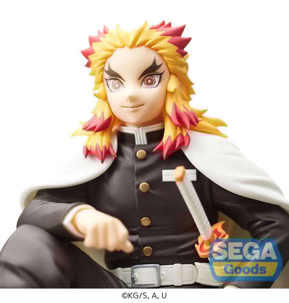 Sega Demon Slayer: Kimetsu no Yaiba PM Perching PVC Statue Kyojuro Rengoku (Hashira Meeting) 12 cm by LAB7 Malta, Europe
