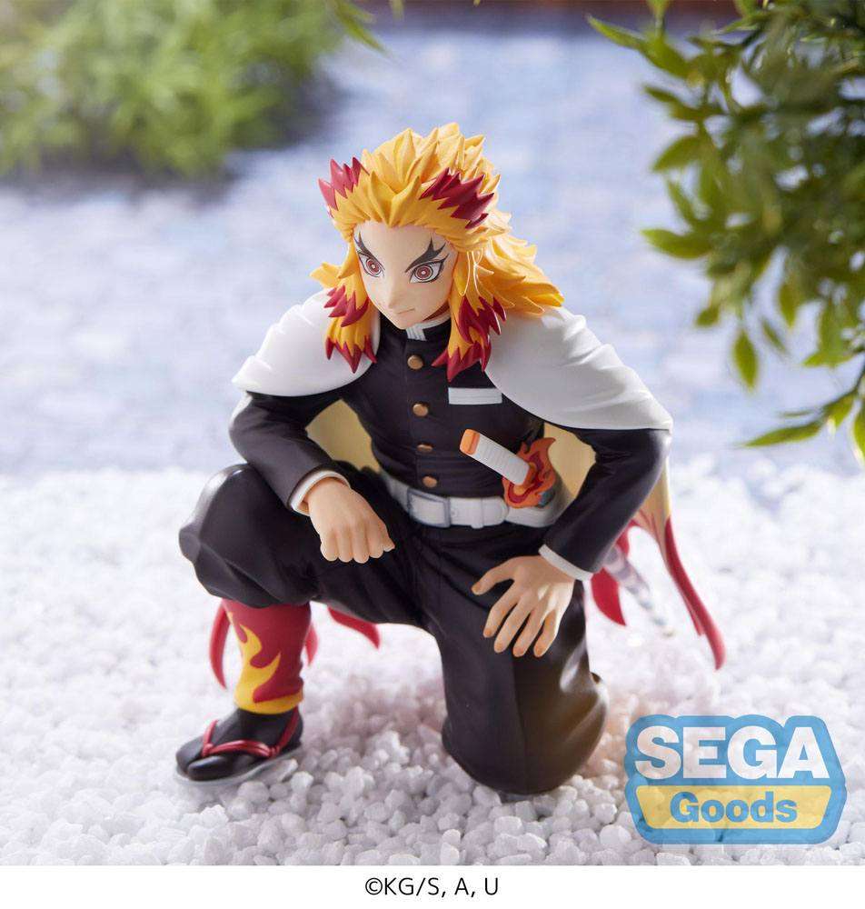 Sega Demon Slayer: Kimetsu no Yaiba PM Perching PVC Statue Kyojuro Rengoku (Hashira Meeting) 12 cm by LAB7 Malta, Europe