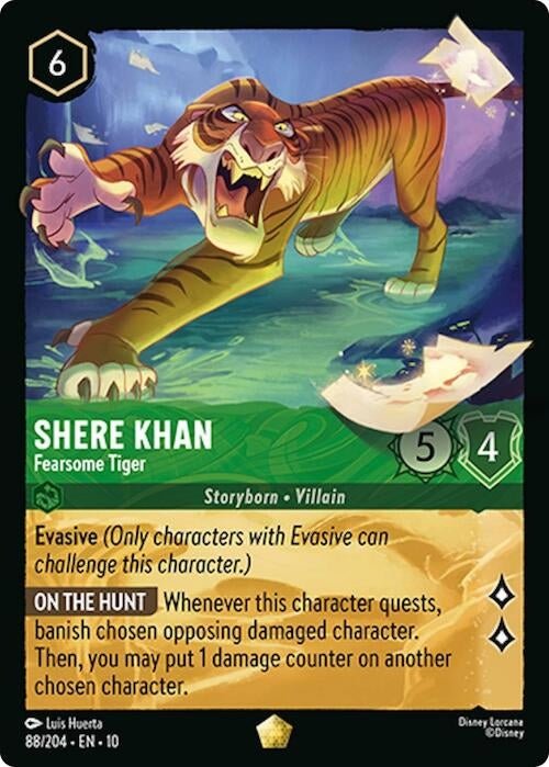 Shere Khan - Fearsome Tiger (88/204) (Whispers in the Well) in Malta | LAB7