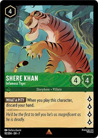 Shere Khan - Infamous Tiger (92/204) (Archazia's Island) in Malta | LAB7