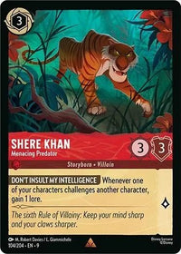 Shere Khan - Menacing Predator (104/204) (Fabled) in Malta | LAB7
