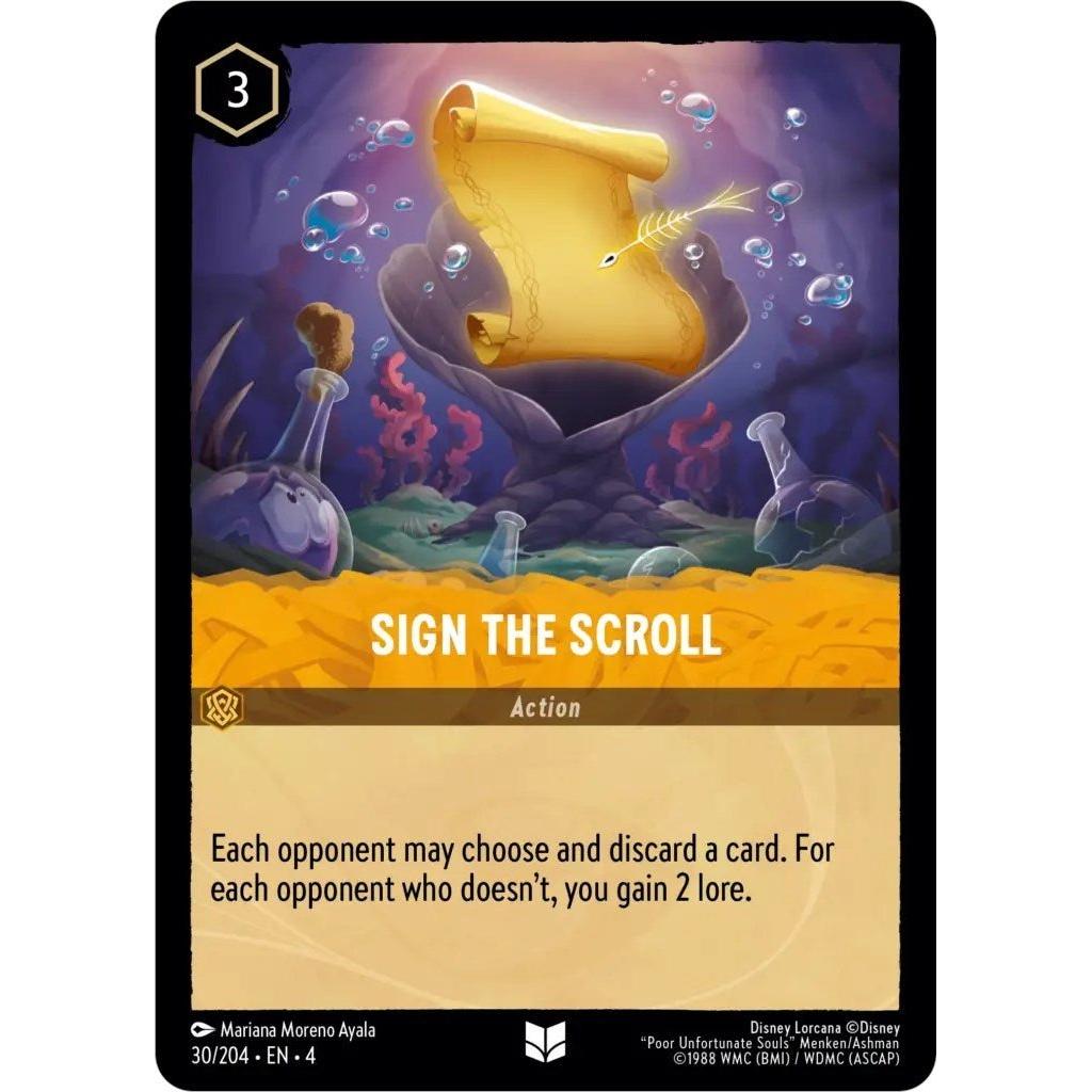 Sign the Scroll (30/204) (Ursula's Return) in Malta | LAB7
