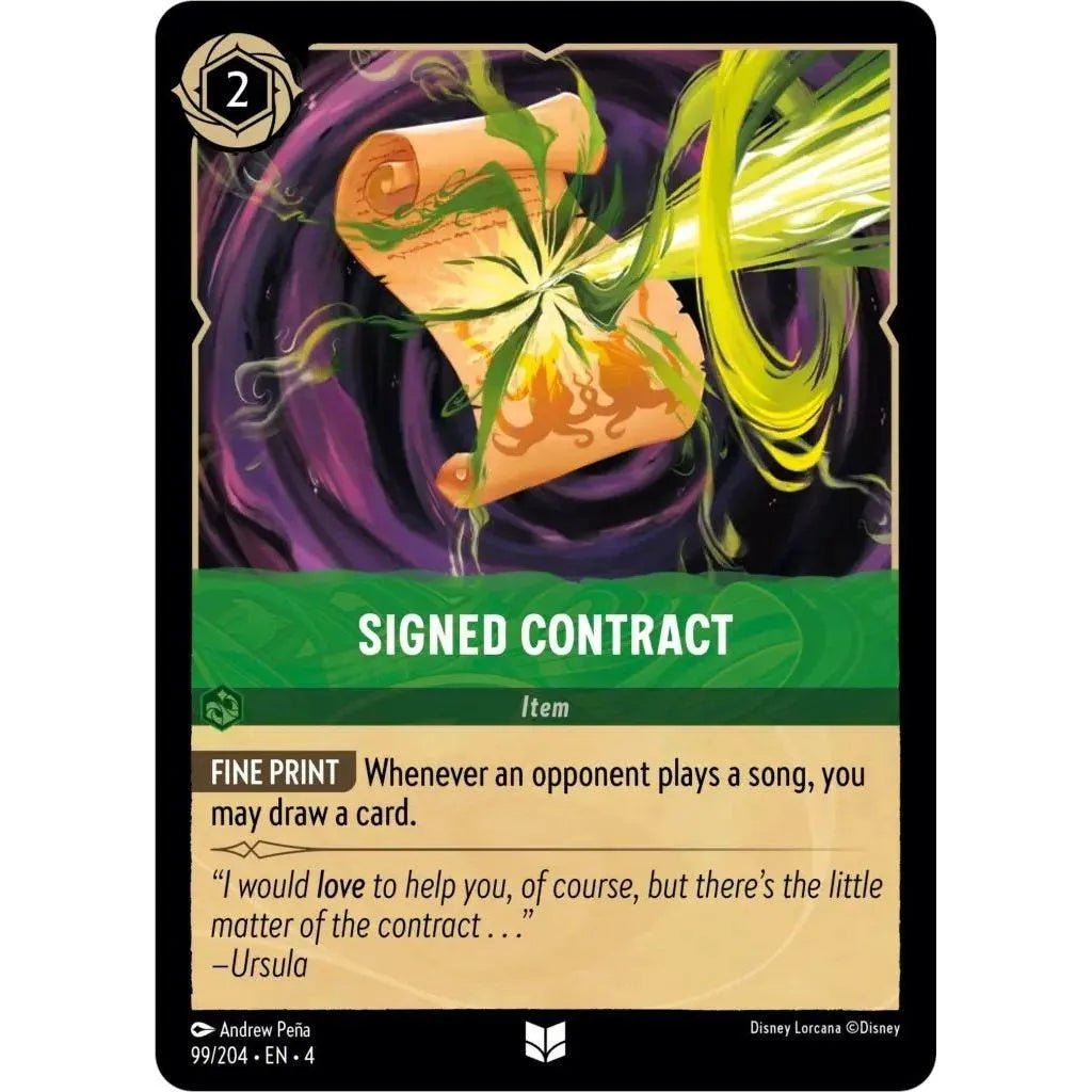Signed Contract (99/204) (Ursula's Return) in Malta | LAB7