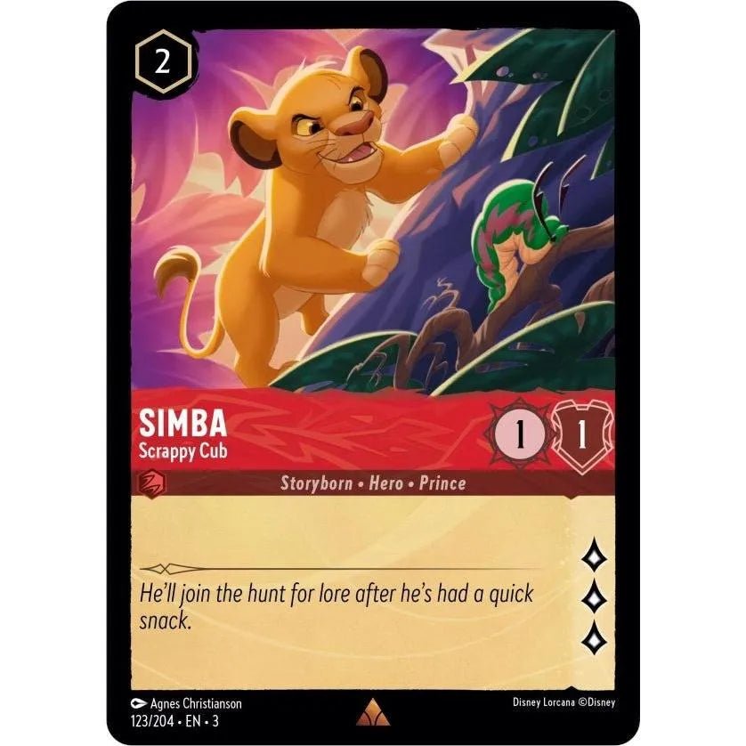 Simba - Scrappy Cub (123/204) (Into the Inklands) in Malta | LAB7