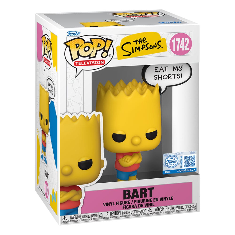 Simpsons POP! Sayings Vinyl Figure Bart Simpson by LAB7 Malta, Europe