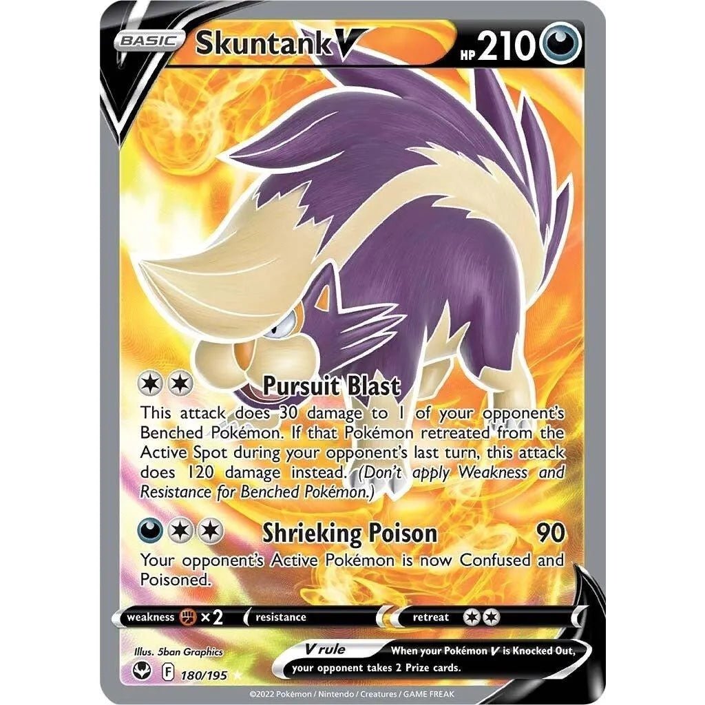 Skuntank V (Full Art) (180/195) (SWSH12: Silver Tempest) in Malta | LAB7