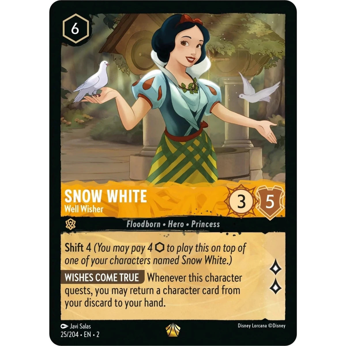 Snow White - Well Wisher (25/204) (Rise of the Floodborn) in Malta | LAB7
