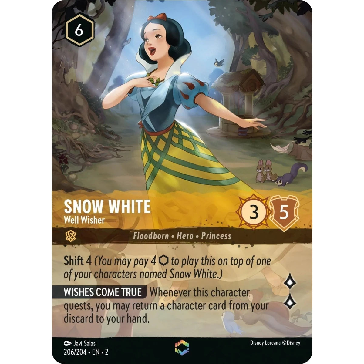 Snow White - Well Wisher (Enchanted) (206/204) (Rise of the Floodborn) in Malta | LAB7