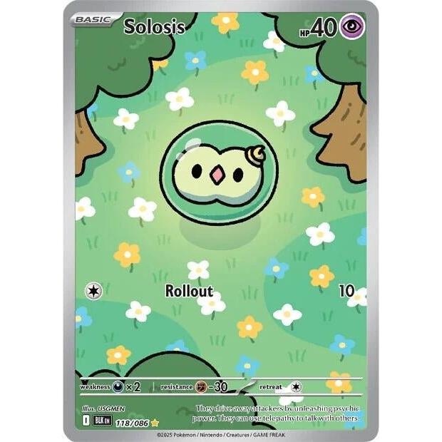 Pokemon Solosis (118/086) (SV: Black Bolt) by LAB7 Malta, Europe