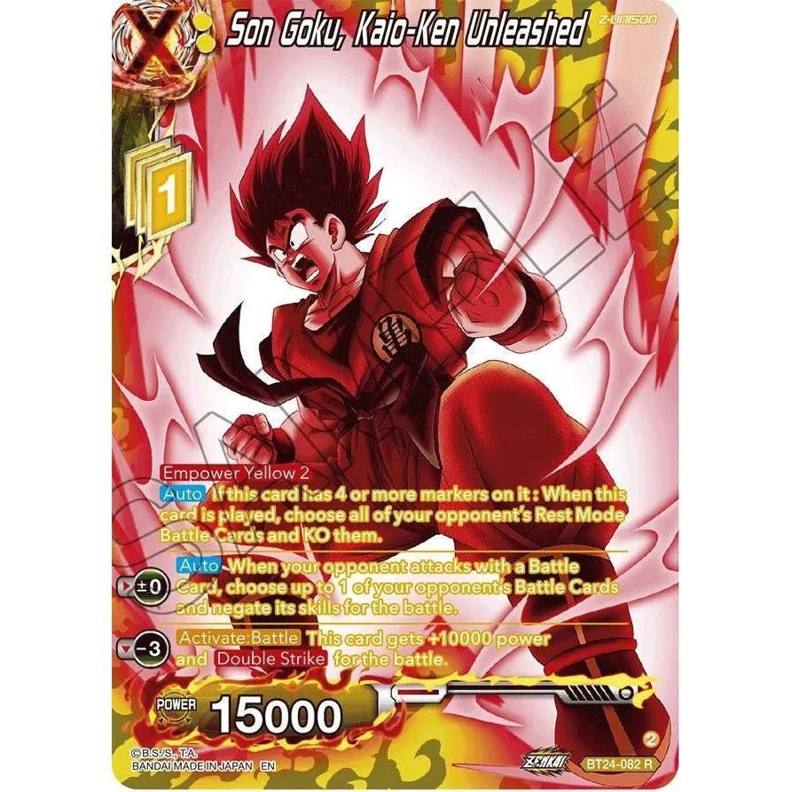 Son Goku, Kaio-Ken Unleashed (Collector Booster Silver) (BT24-082) (Beyond Generations) in Malta | LAB7