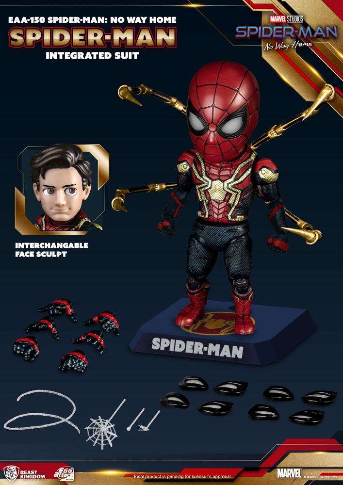 Spider-Man: No Way Home Egg Attack Action Figure Spider-Man Integrated Suit 17 cm in Malta | LAB7