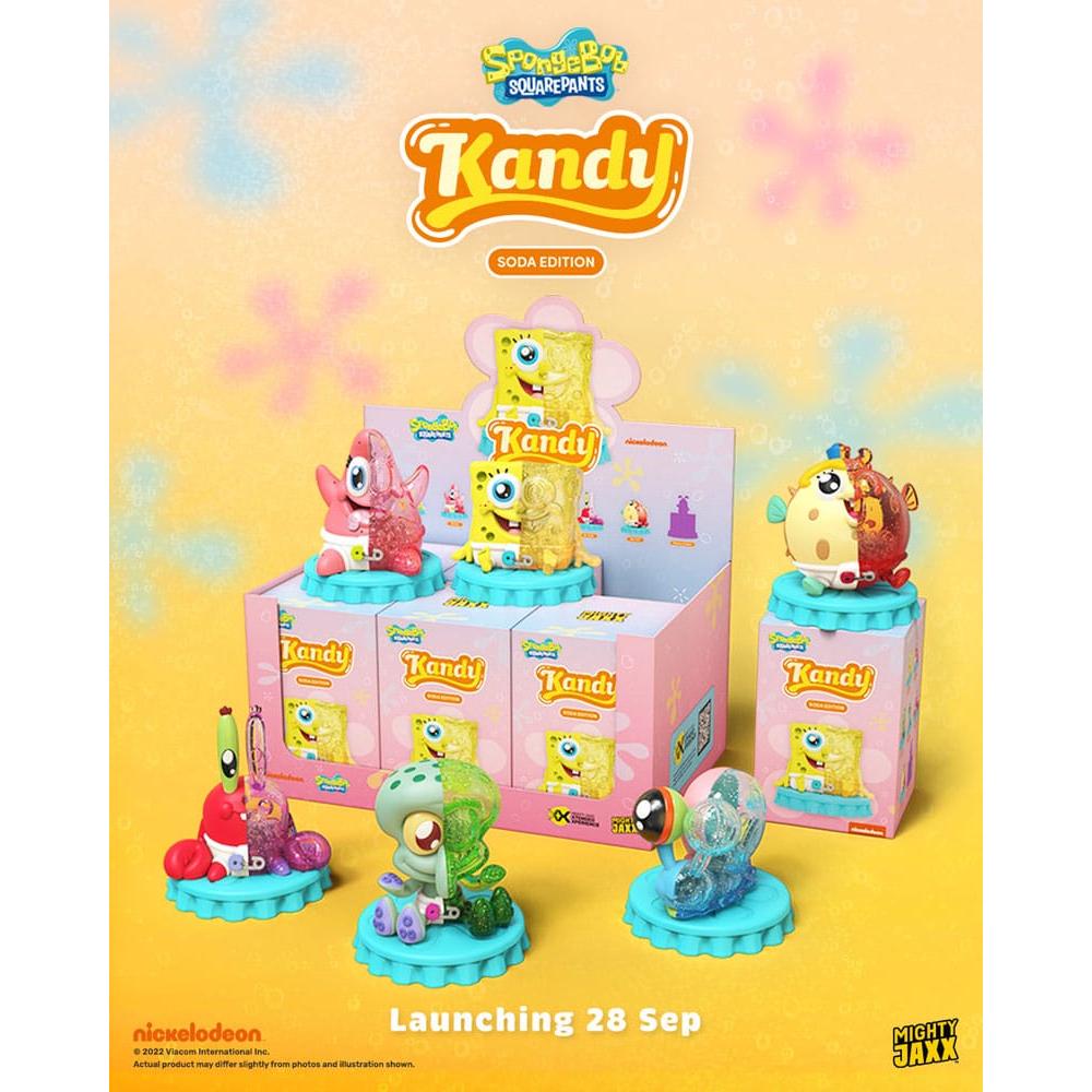 Mighty Jaxx SpongeBob Kandy x Jason Freeny Soda Edition Blind Box Display (6) by LAB7 Malta, Europe