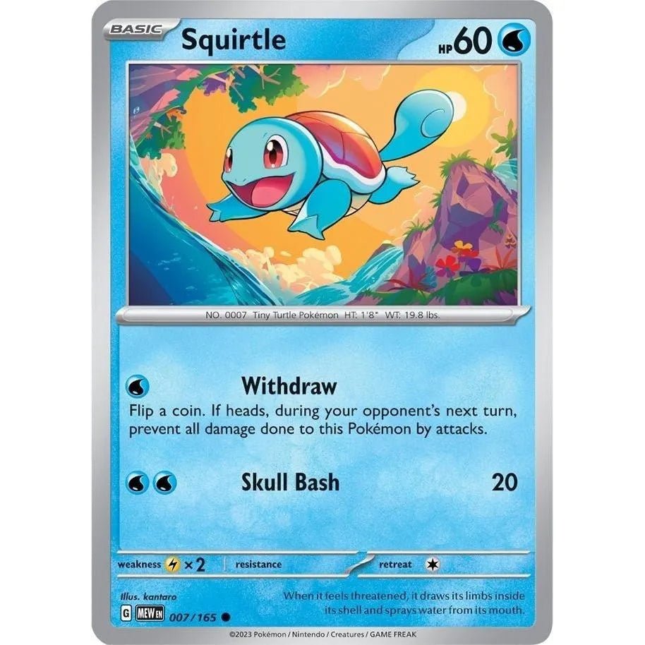 Squirtle (007/165) (SV: Scarlet & Violet 151) in Malta | LAB7
