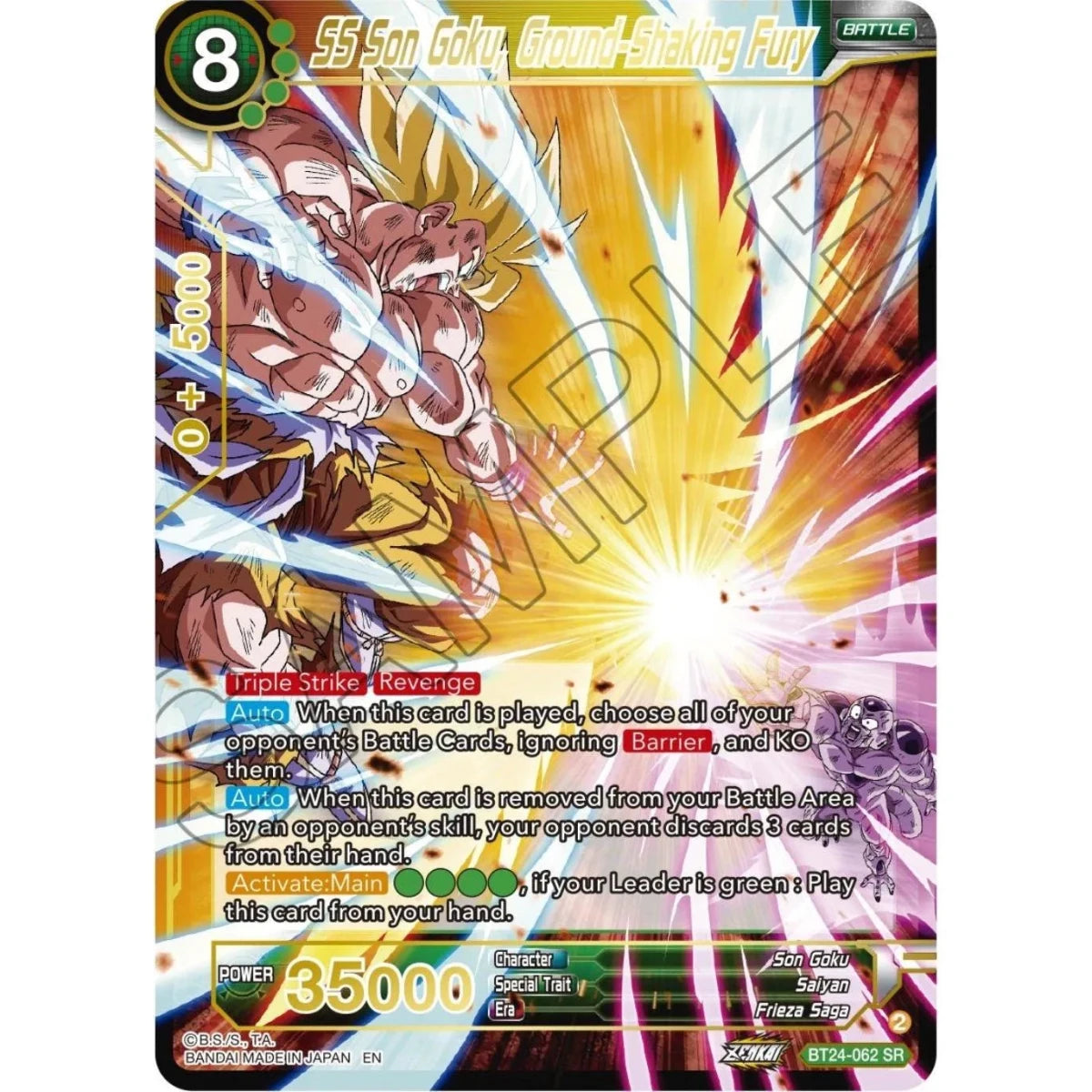SS Son Goku, Ground-Shaking Fury (BT24-062) (Beyond Generations) in Malta | LAB7