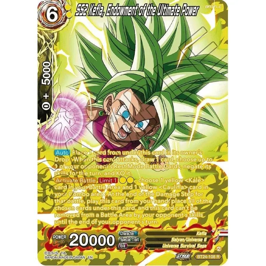 SS2 Kefla, Endowment of the Ultimate Power (Collector Booster Silver) (BT24-108) (Beyond Generations) in Malta | LAB7
