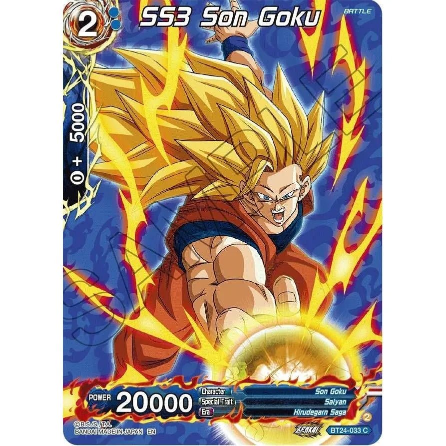 SS3 Son Goku (Collector Booster Silver) (BT24-033) (Beyond Generations) in Malta | LAB7