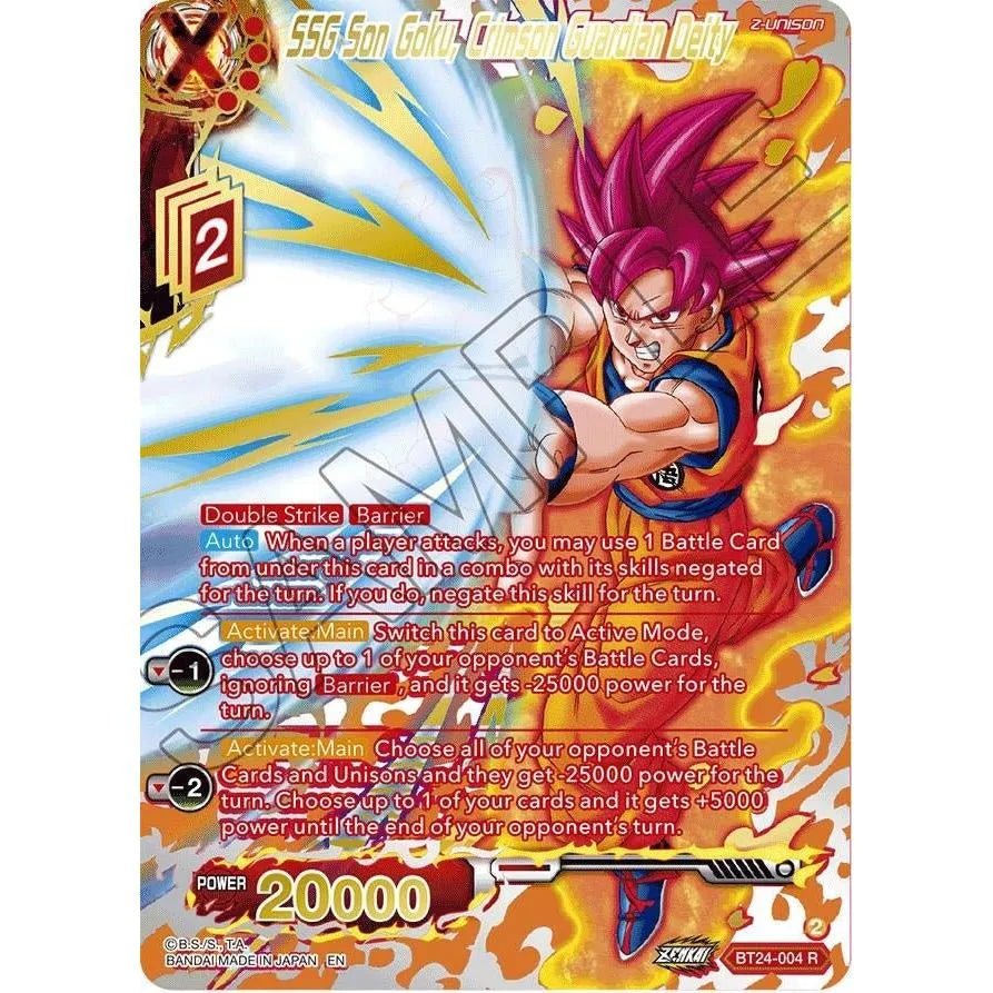SSG Son Goku, Crimson Guardian Deity (Collector Booster Gold) (BT24-004) (Beyond Generations) in Malta | LAB7