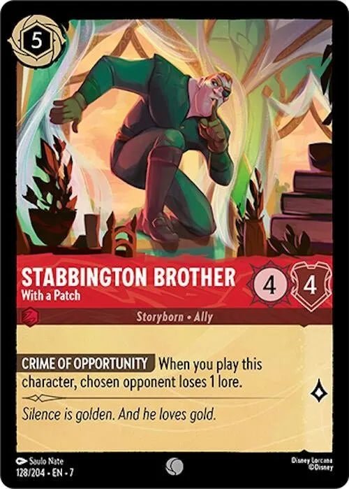 Stabbington Brother - With a Patch (128/204) (Archazia's Island) in Malta | LAB7