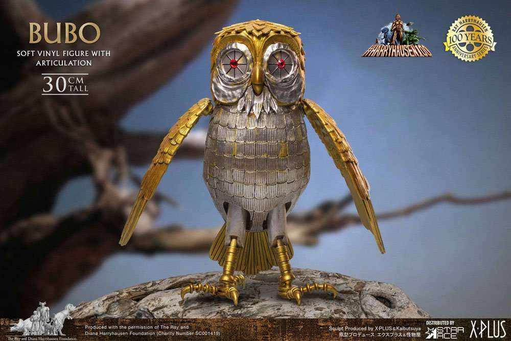 Star Ace Toys Clash of the Titans Gigantic Soft Vinyl Statue Ray Harryhausens Bubo Deluxe Ver. 30 cm by LAB7 Malta, Europe