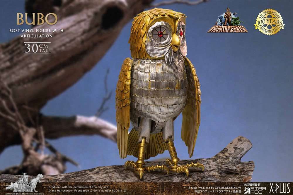 Star Ace Toys Clash of the Titans Gigantic Soft Vinyl Statue Ray Harryhausens Bubo Deluxe Ver. 30 cm by LAB7 Malta, Europe