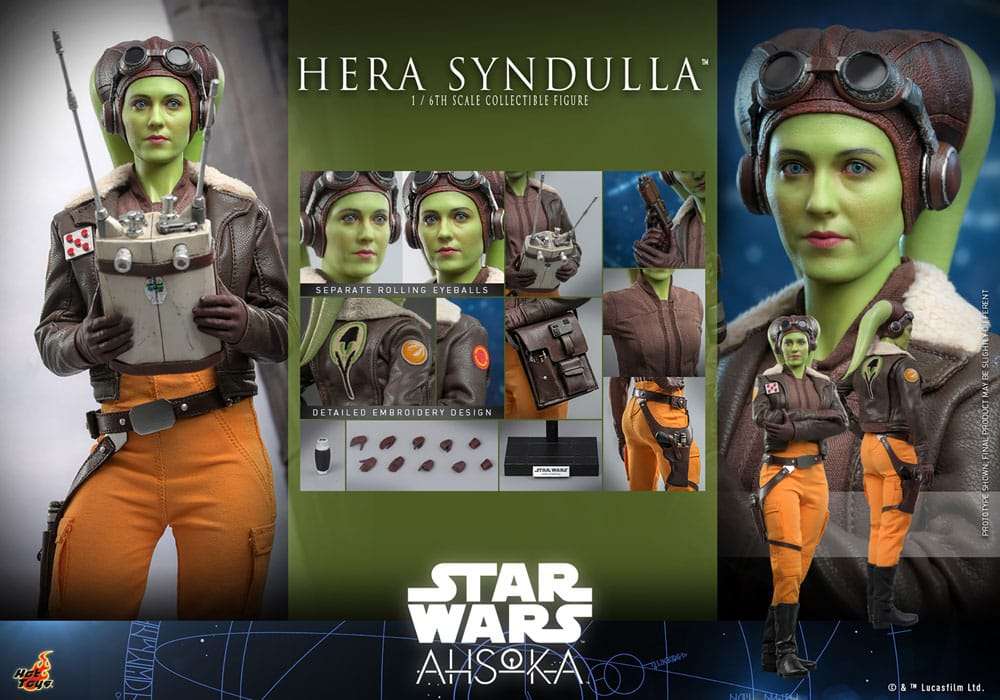 Star Wars: Ahsoka Action Figure 1/6 Hera Syndulla 28 cm by LAB7 Malta, Europe