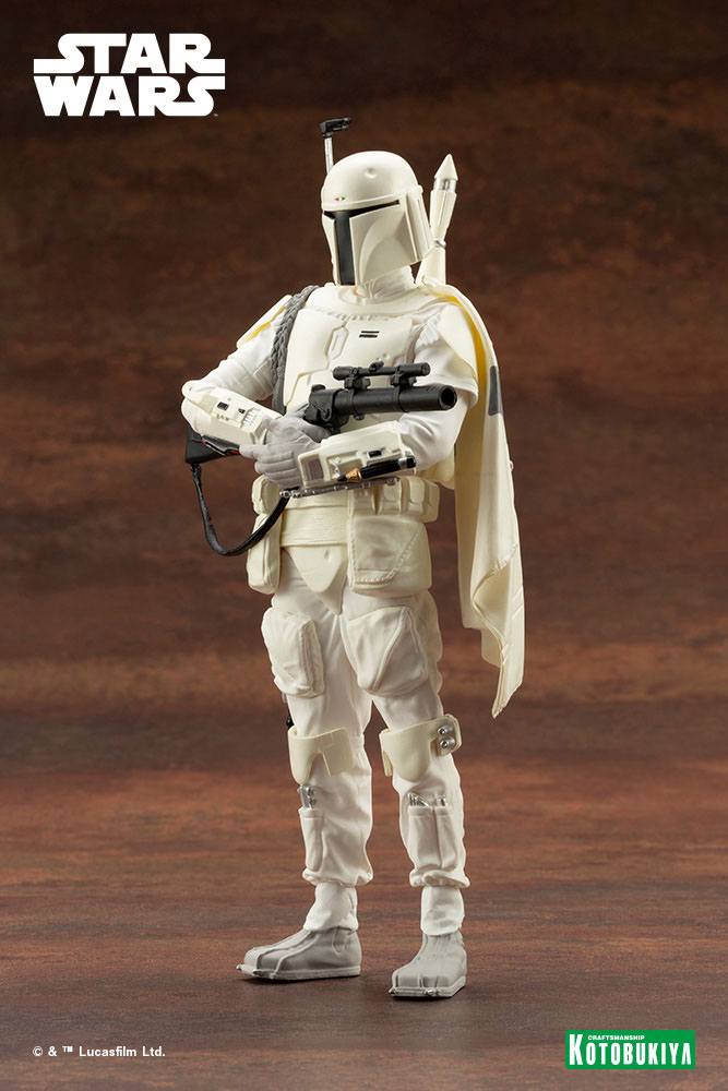 Star Wars ARTFX+ PVC Statue 1/10 Boba Fett White Armor Ver. 18 cm by LAB7 Malta, Europe