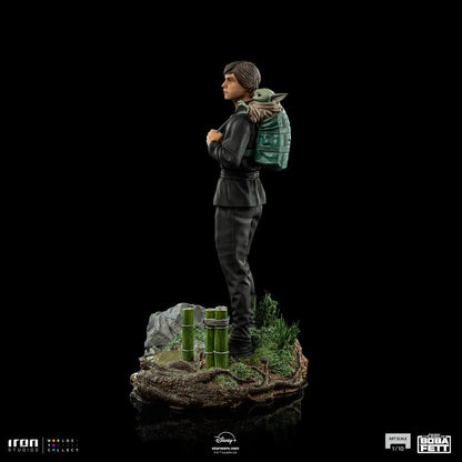 Iron Studios - Star Wars Book of Boba Fett Art Scale Statue 1/10 Luke Skywalker & Grogu Training