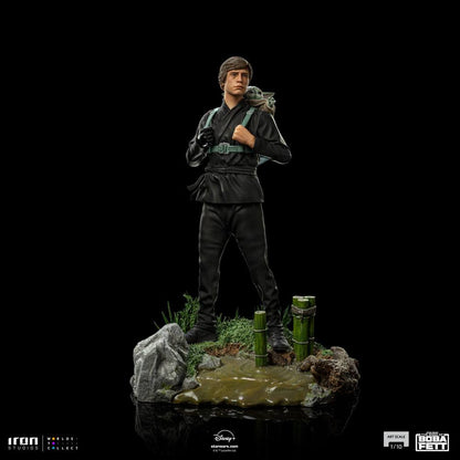 Iron Studios - Star Wars Book of Boba Fett Art Scale Statue 1/10 Luke Skywalker & Grogu Training