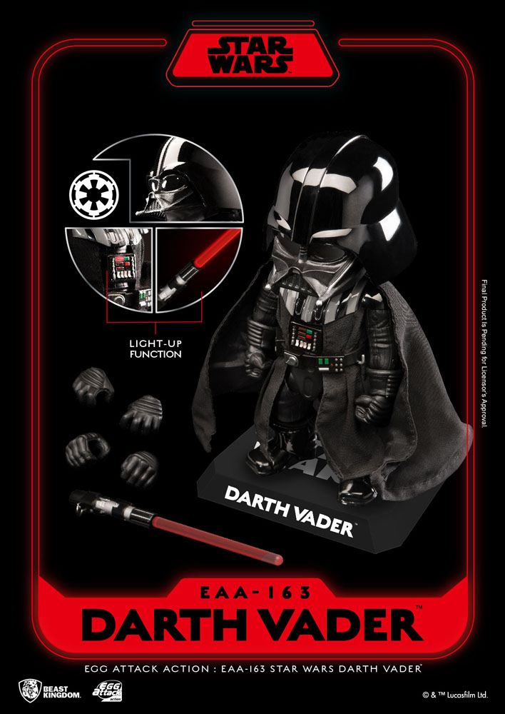 Star Wars Egg Attack Action Figure Darth Vader 16 cm by LAB7 Malta, Europe