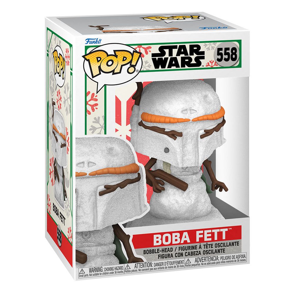 Star Wars: Holiday - Boba Fett Snowman Pop! 558 by LAB7 Malta, Europe