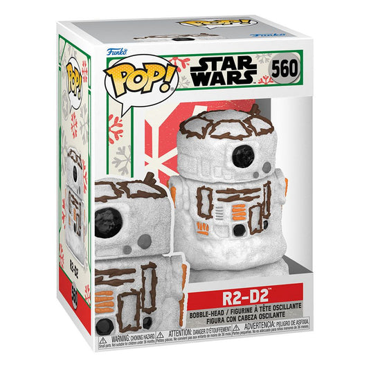 Funko - Star Wars: Holiday - R2 - D2 Snowman Pop! 560