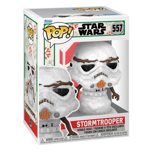 Funko - Star Wars: Holiday - Stormtrooper Snowman Pop! 557