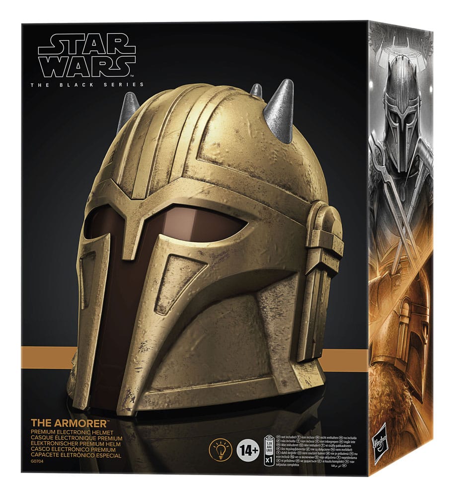 Hasbro Star Wars Mandalorian The Armorer Black Series Electronic Helmet by LAB7 Malta, Europe