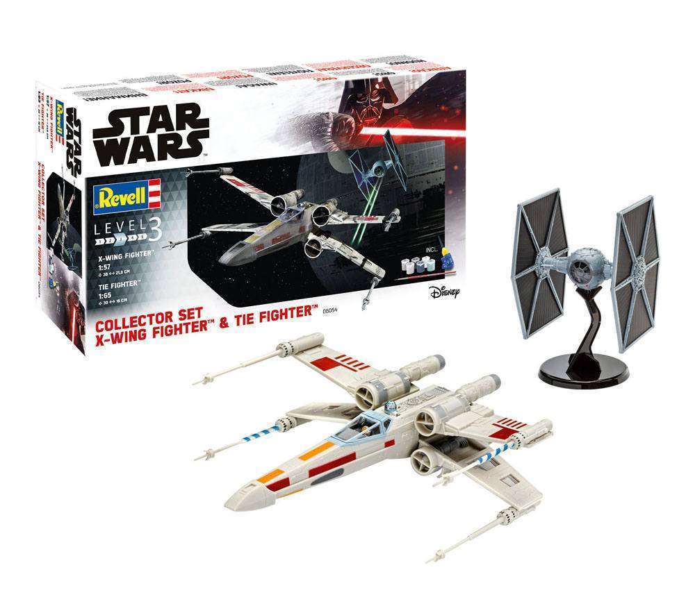 Star Wars Model Kit Gift Set 1/57 X - Wing Fighter & 1/65 TIE Fighter by LAB7 Malta, Europe