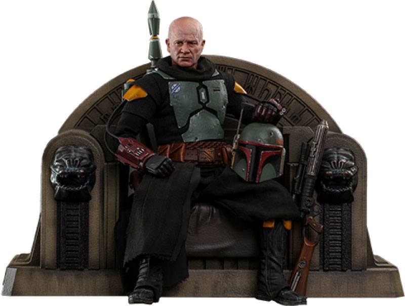 Star Wars The Mandalorian Action Figure 1/6 Boba Fett (Repaint Armor) and Throne 30 cm by LAB7 Malta, Europe