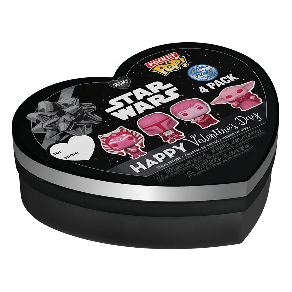 Star Wars Valentines Pocket POP! Vinyl Figure 4 - Pack 4 cm by LAB7 Malta, Europe