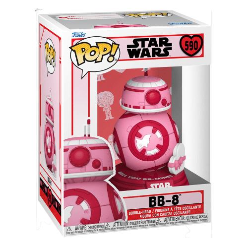 Funko - Star Wars Valentines POP! Star Wars Vinyl Figure BB - 8 590