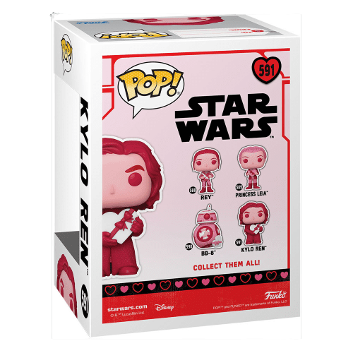 Star Wars Valentines POP! Star Wars Vinyl Figure Kylo Ren 591 by LAB7 Malta, Europe