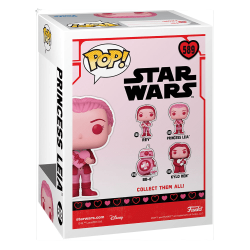 Star Wars Valentines POP! Star Wars Vinyl Figure Leia 589 by LAB7 Malta, Europe