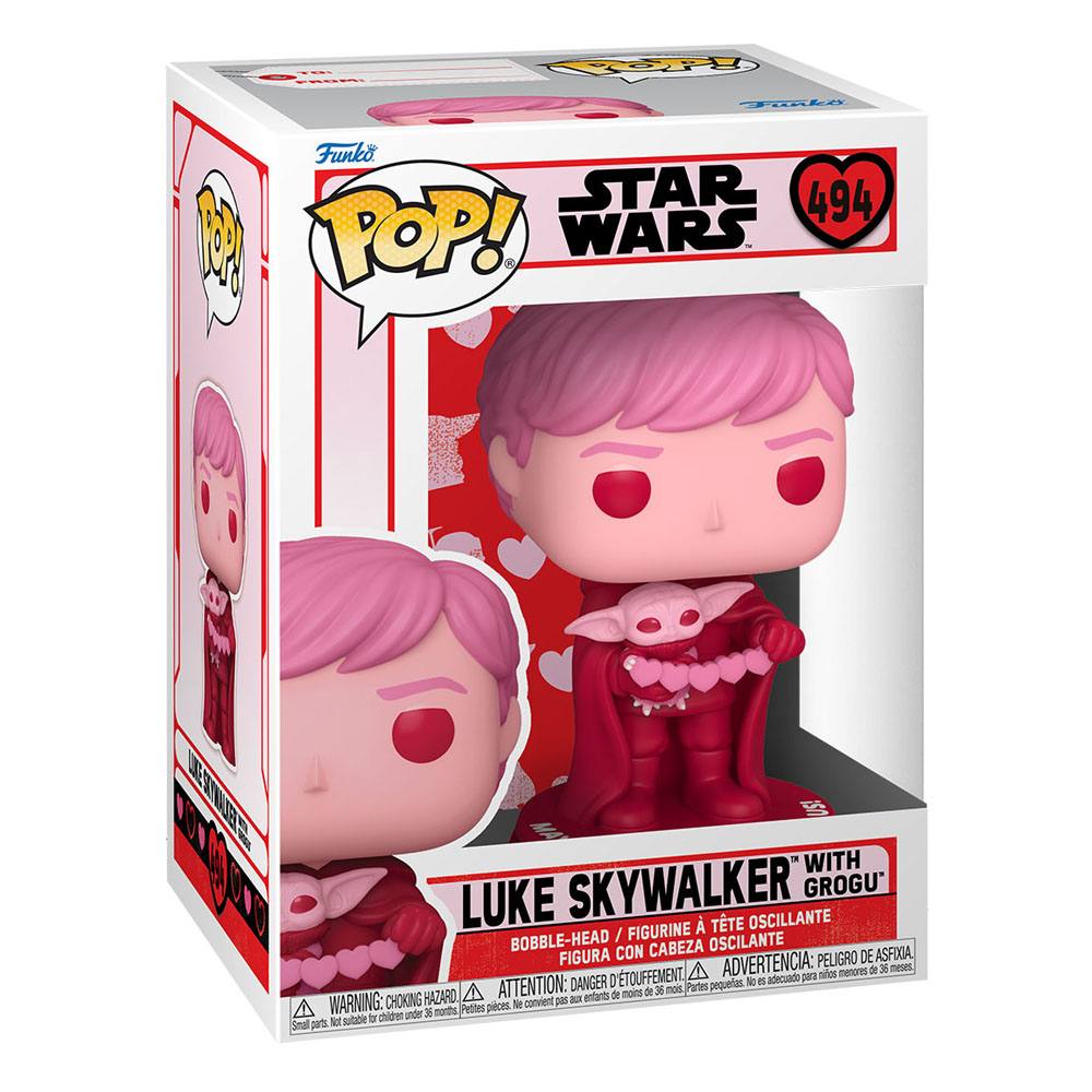 Star Wars Valentines POP! Star Wars Vinyl Figure Luke & Grogu 9 cm by LAB7 Malta, Europe