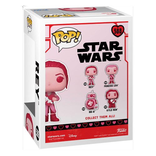 Star Wars Valentines POP! Star Wars Vinyl Figure Rey 588 by LAB7 Malta, Europe
